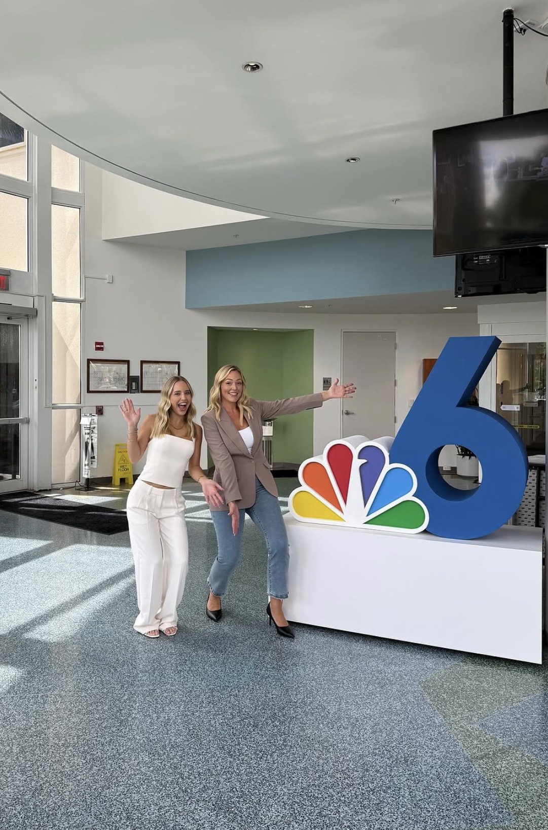 Reese Matheny at the NBC 6 studios